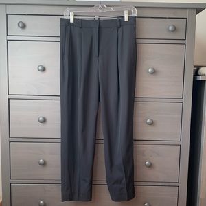 Everlane black wool slim pants sz 0 (d63)